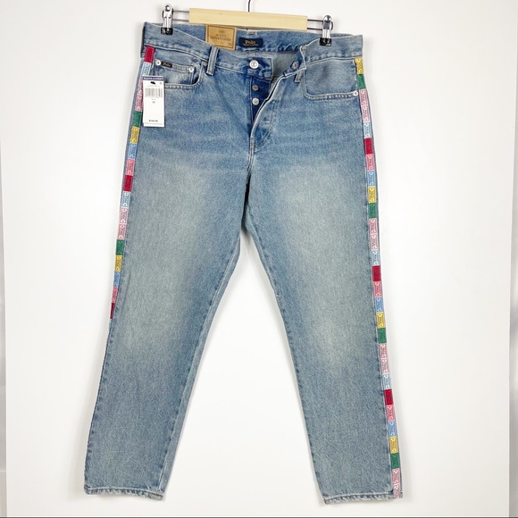 RARE Polo Ralph Lauren Avery Boyfriend logo Jeans - Picture 12 of 16